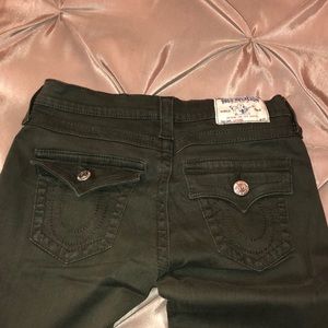 True religion olive green jeans